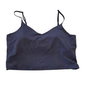 Lululemon Align Cropped Cami Tank Nightfall A/B Womens Size 14